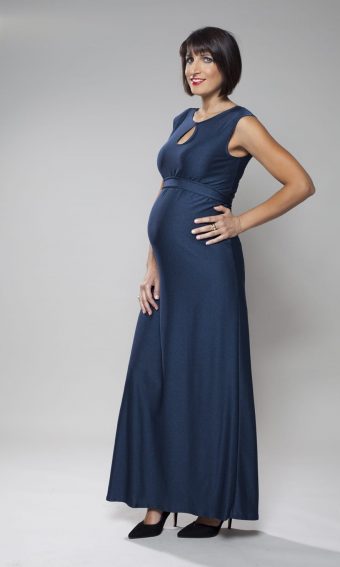 שמלת פלורנס- מקסי כחול