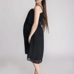 שמלת וולן קצרה – שחור