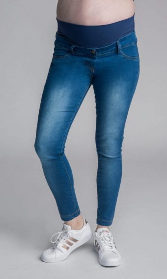 ג’ינס שולמית קצר – כחול