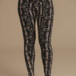 טייץ הריון – הדפס שחור